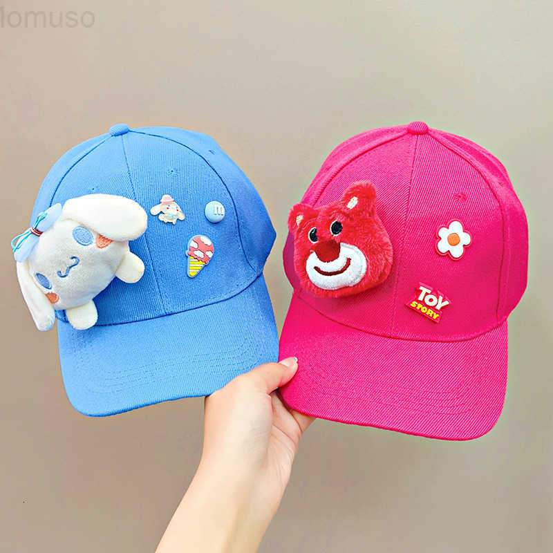 Sanrio Cute Cartoon Duckbill Cap Sweet Girl Baseball Cap Fashionable Versatile Sun Protection Hat for Women H251110