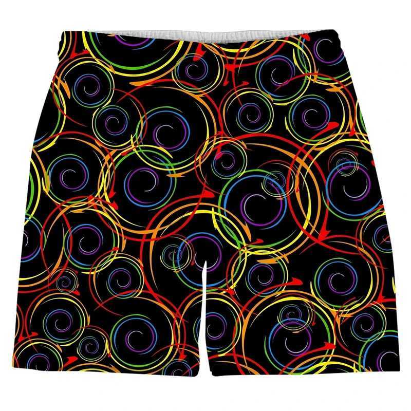3D printed ethnic style pattern beach shorts for men casual and fashionable Hawaiian holiday shorts cool mens quick drying pants X250410