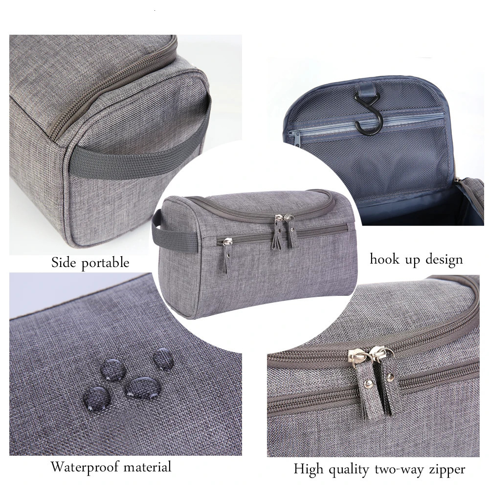 Men cosmetics cosmetic bag Waterproof oxford toiletry bag travel organizer High capacit mill sand Beautician case Bath Wash bag 251110