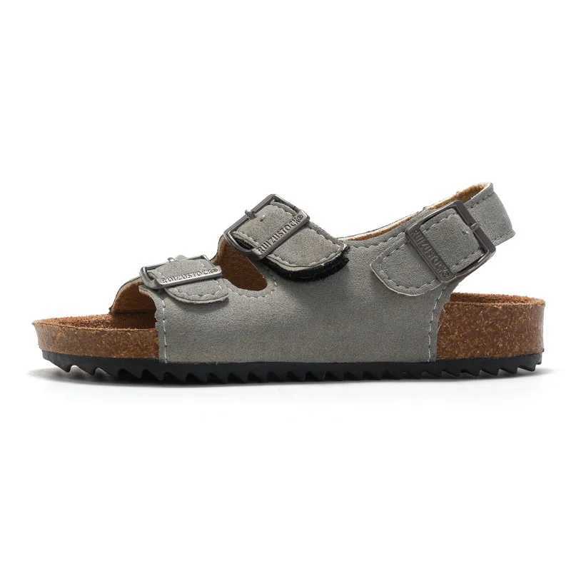 New sandals childrens sandals girls and boys sandals breathable flat shoes summer comfortable cork sandals Z250410