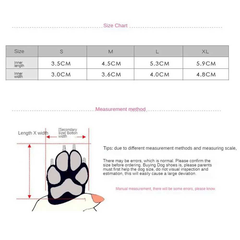 New Arrival Suitable for small and large dog paw protectors with reflective strips hot sidewalks pet supplies dog boots pet rain boots Z250410