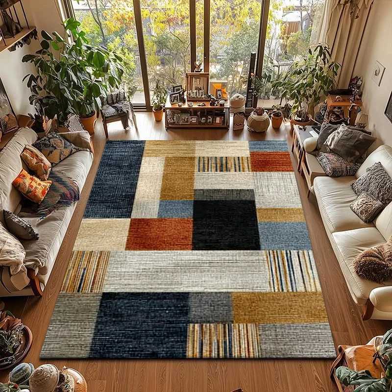 Modern Bohemian Velvet Rug with Moroccan Pattern Non-Slip Low Profile Mat for Entryway Kitchen Studyroom 2025 Hot Sale Y251110