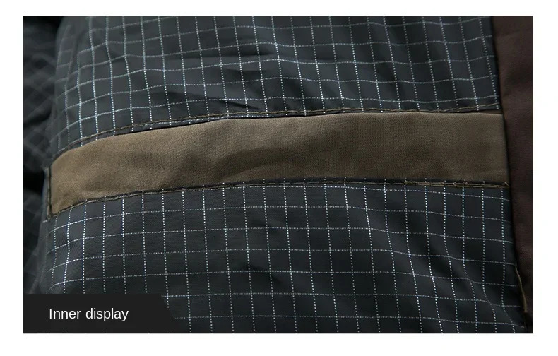 Mens Down Jacket Autumn Winter Solid Color Windproof Warm Thickened Casual Business Hooded Coat Men Simple padded Clothing 251105