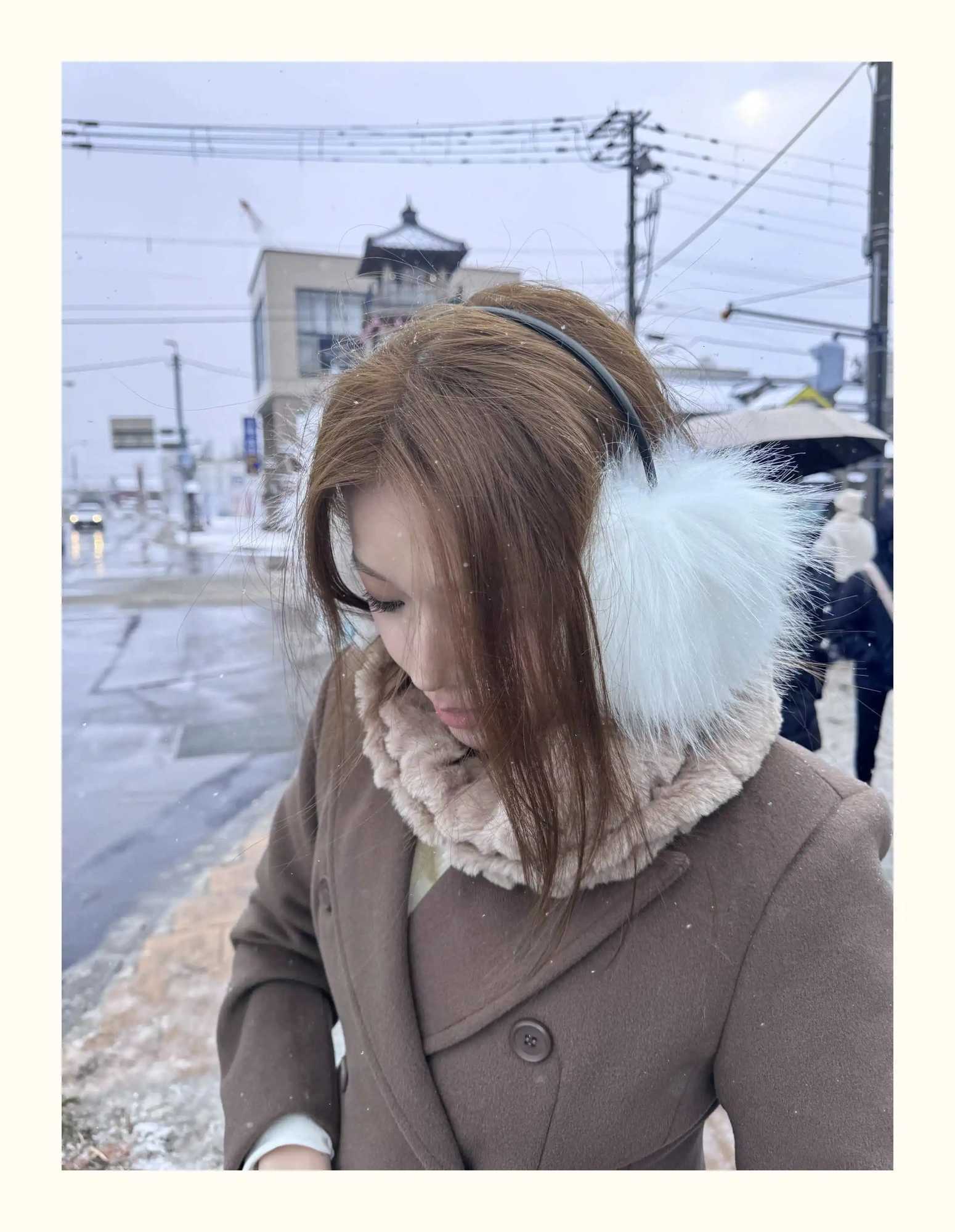 Long Hair Plush Warm Earmuffs Womens Hair Band Ear Protectors Ear Bags Cycling Cold Proof Fluffy Winter Ear Warmers W251110