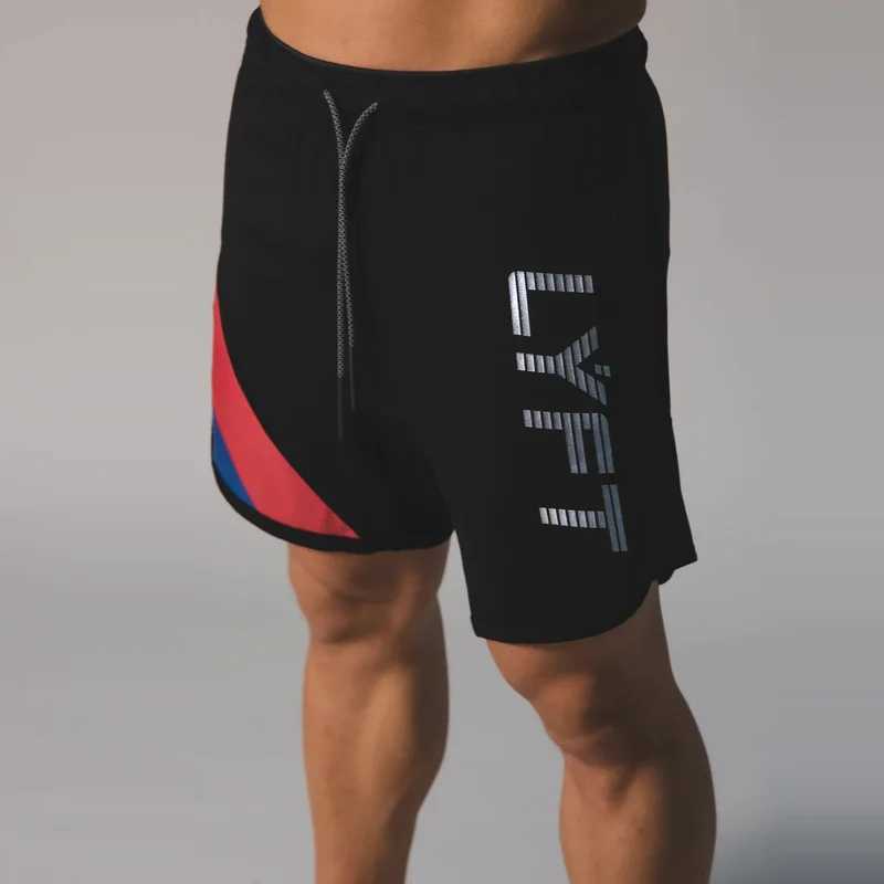 Running shorts mens fitness clothing jogging training basketball shorts loose and breathable sportswear summer shorts X250410