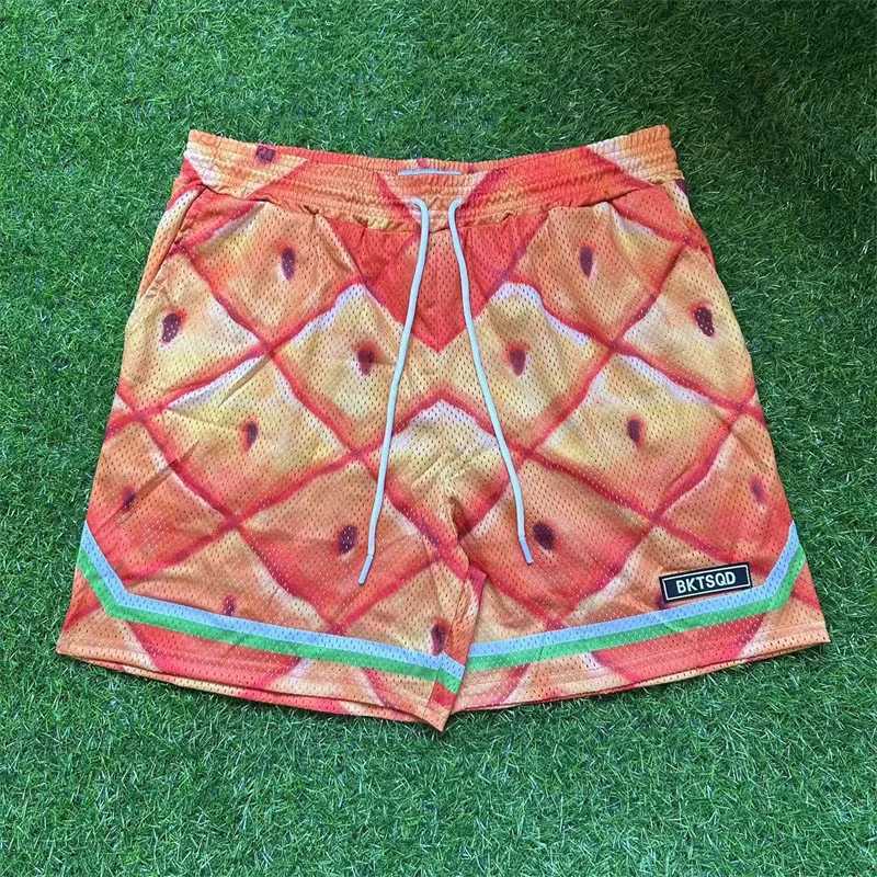 BKTSQD Sponge Style Fashion Brand Mens Basketball Shorts Summer Mesh Quick Drying Breathable Outdoor Beach Swimmers X250410