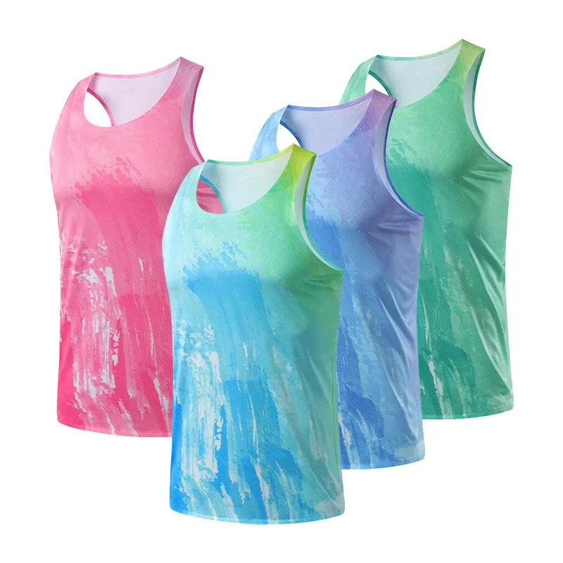 Womens sleeveless sports vest summer marathon fast dry vest womens sports vest 250408