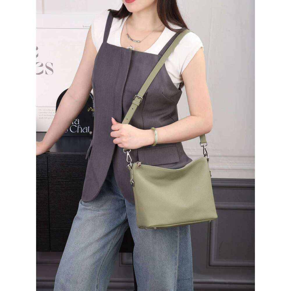Hobo Shoulder Genuine Leather Women Luxury Handbag New Designer Box Boston Shopping Slant Vintage Bag St251110