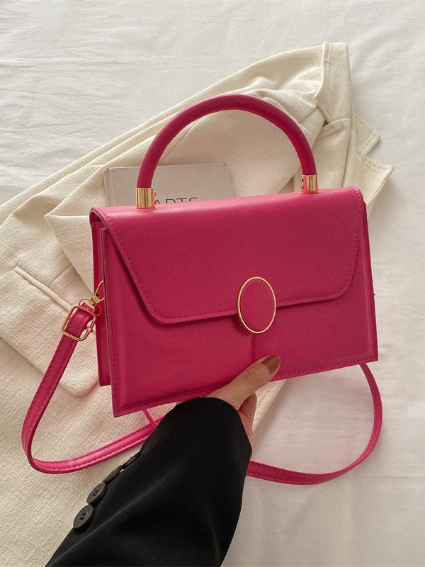 DHXJ Trend Fashion Elegant Pen Holder Suede Leather Underarm Cowhide Small Square Bag Soft Handbag for Women 240907