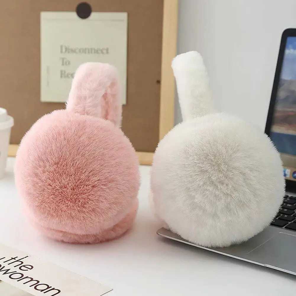 Solid Soft Plush Ear Keep Warmer Winter Earmuffs for Women Men Fashion Outdoor Earflap Protection Ear-Muffs Ear Cover W251110