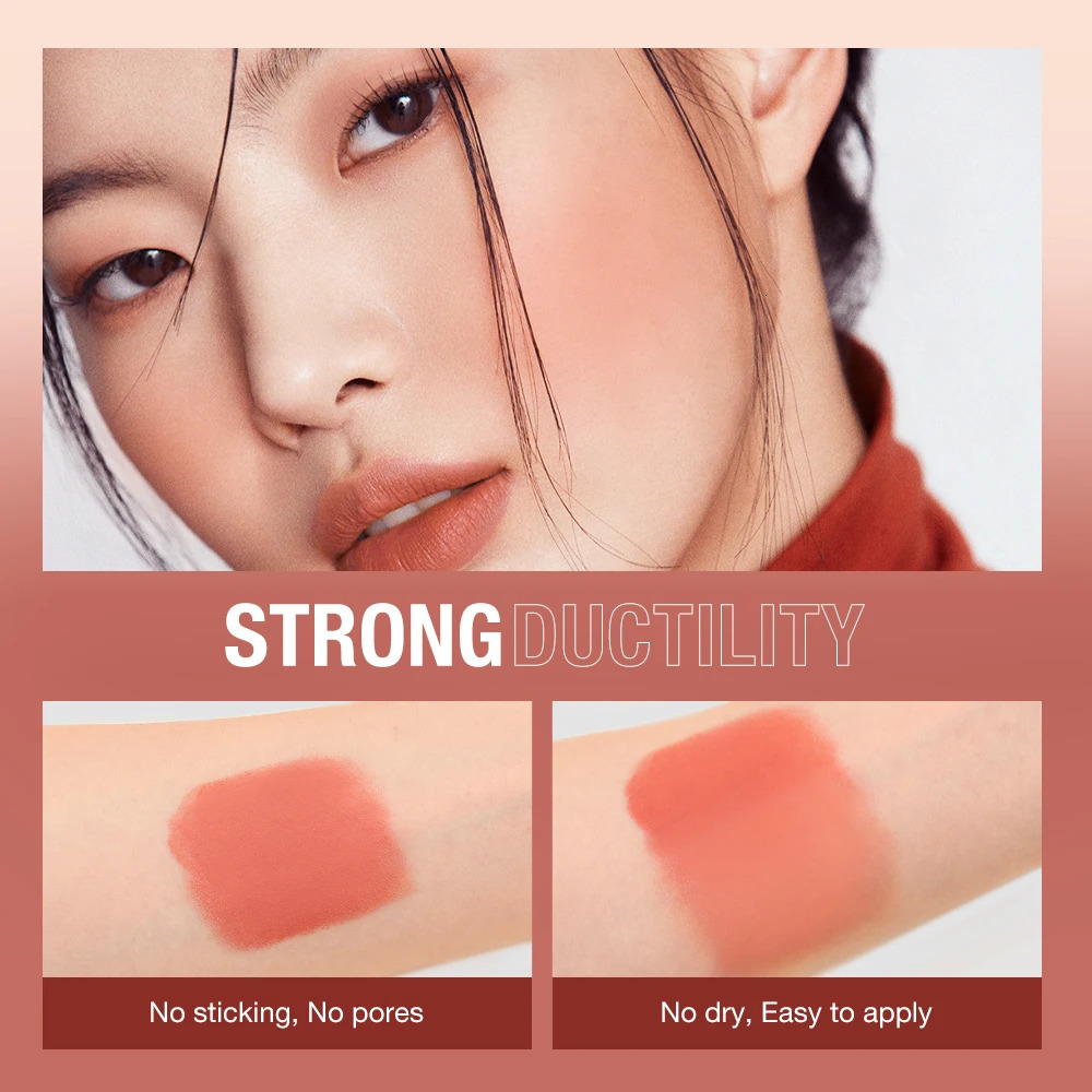 O Two of them type powder blusher makeup stick high pigment cream waterproof lasting lips and cheeks female eye cosmetics 250325