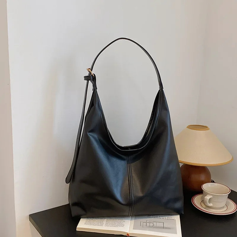 Handbag Handheld Single Shoulder Bill of Lading Retro Simple Large 250401