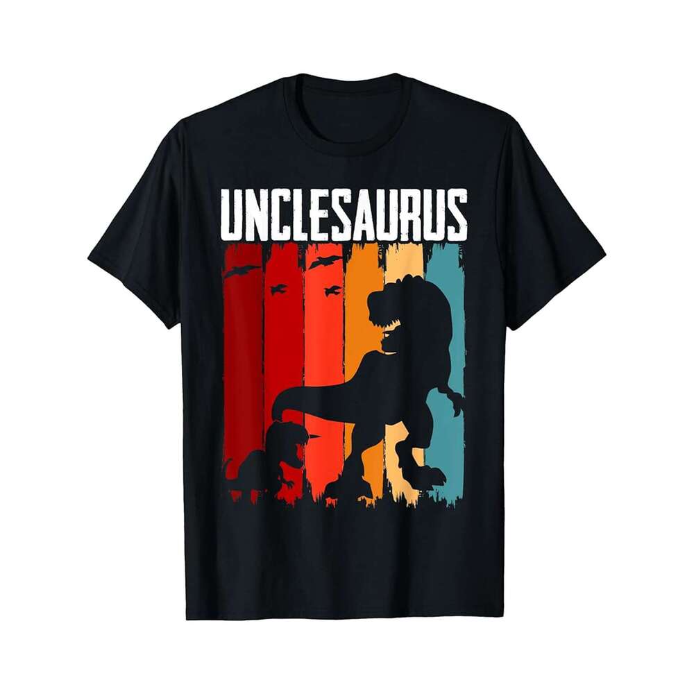 Designer T shirt Unclesaurus T Rex Dinosaur Uncle Saurus Family Matching - 220g T shits