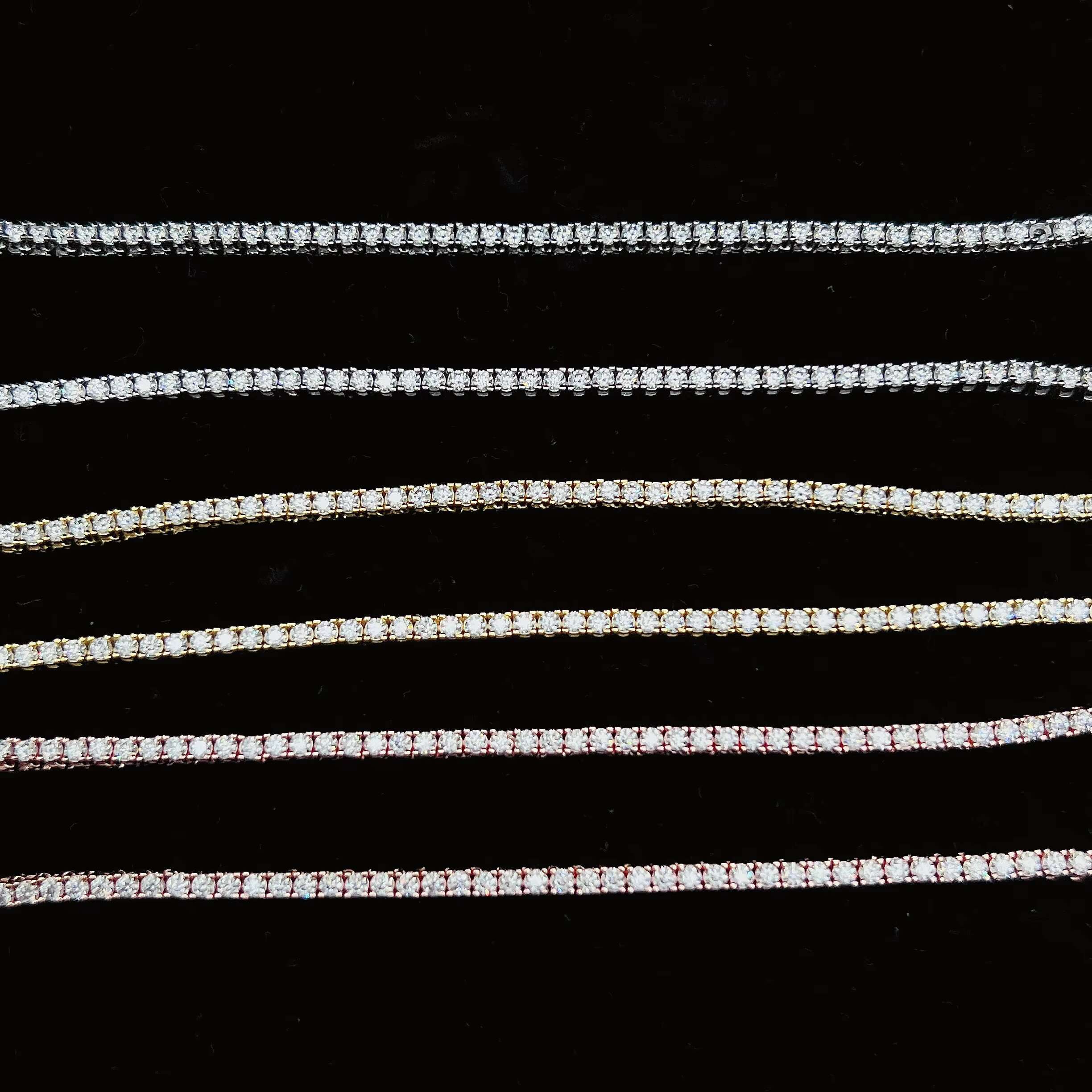Hot Selling Trendy 2022 Moissanite Silver 2MM Tennis Chain Mens Womens Hiphop Jewelry Tennis Chain