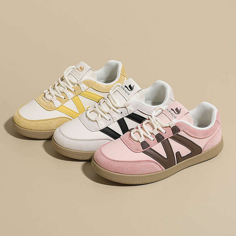 Thick-Soled Forrest Gump for Women, New Summer and Autumn Versatile Sports Breathable White Shoes, Student Sneakers, Mesh Shoes 5830