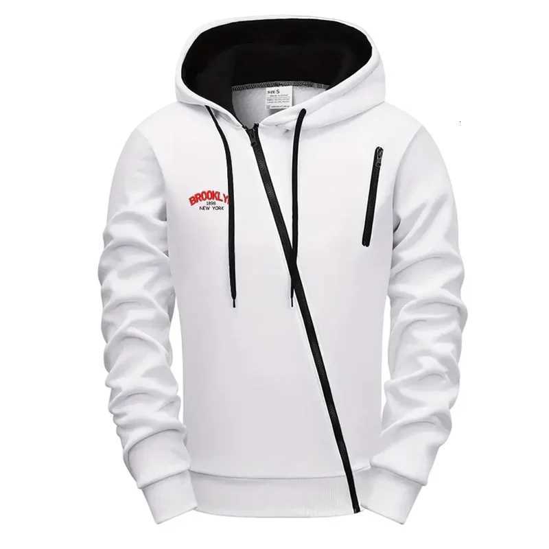 New in Mens Tracksuit Printed Casual Zip Sweatshirts Sports Jogging Mens Clothing Single Piece Coat Tops Pants Hooded Sportswear W251110