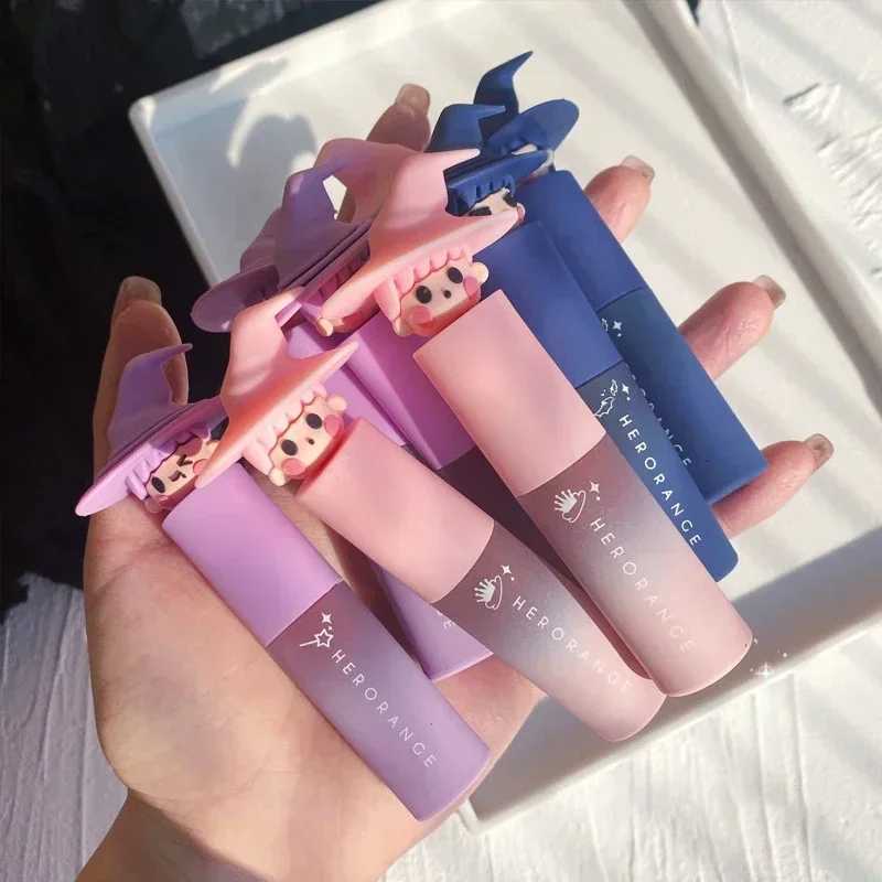 Playful Witch Matte Lipstick Cute Girl Velvet Lip Gloss Liquid Lip Tint Cream Pigment Long Lasting Silky Texture Makeup CosmeticT251110