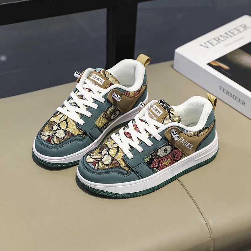 Boy niche original breathable canvas board shoes casual all-match thick soles non-slip primary school sports shoes tide W251110