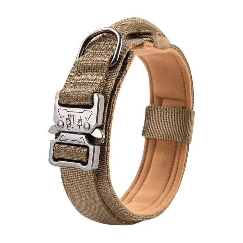 Dog Collar Durable Tactical Leash Set Adjustable Military Pet Collar Leash Medium Large Dog German Shepherd Training Accessories J251110