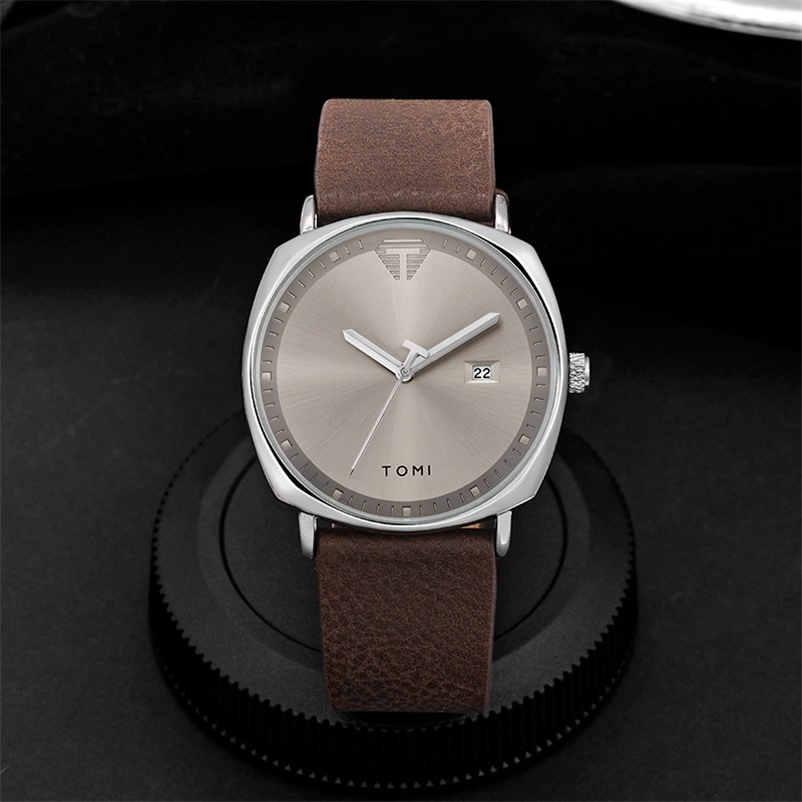 Mens Watch Minimalist Fashion Sports Watch Calendar Leather Casual Quartz Watch 251107 - view 3
