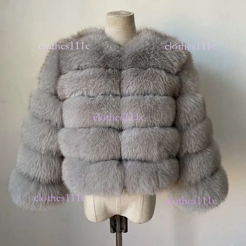 Women's Faux KEJINYUAN Winter Woman Fur Coat Thr Quarter Se Womens Coats Natural Jackets Warm Z250321