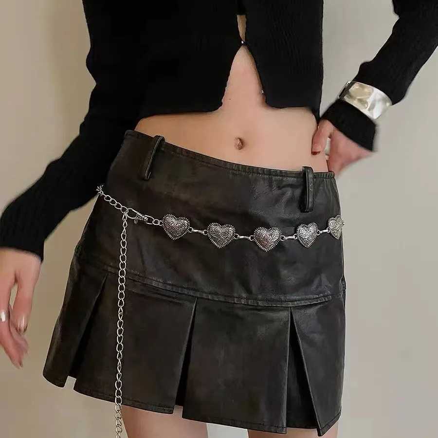 New Korean Y2K ethnic style tassel waist chain Exaggerated single-layer belt body chain Wens Party fashion jewelry gift X250410