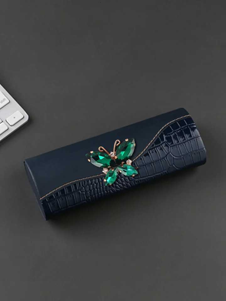 Womens glasses case with elite perfect for Myopia glasses crazy style decoration 250409