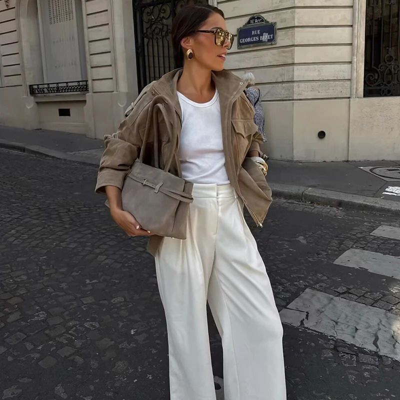 Autumn Womens Jackets Coats Fashion Loose Youth Street Warm Chic Travel Outerwear 251110