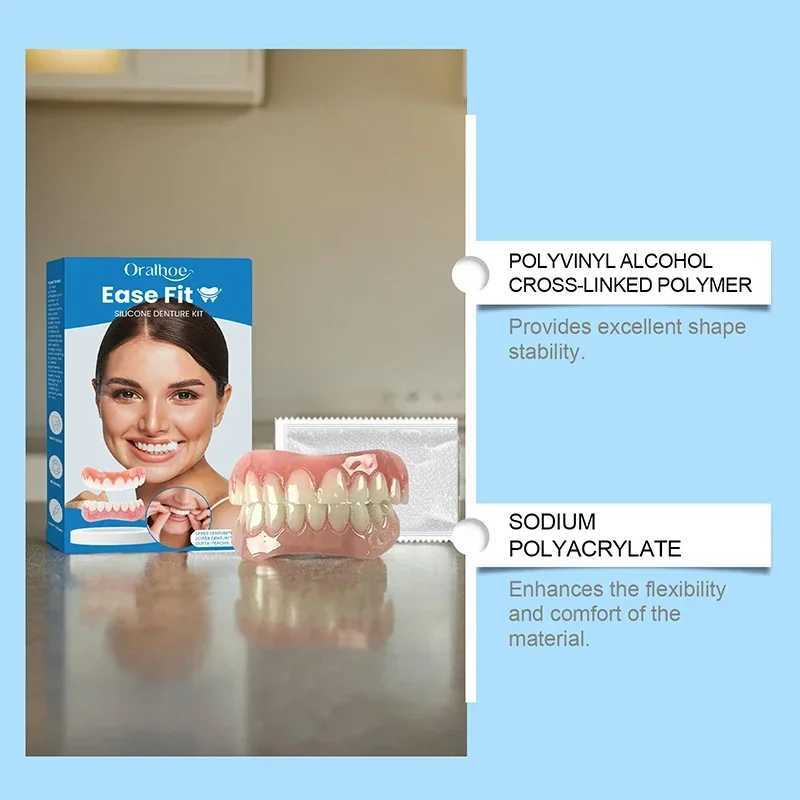 New Arrival Orthodontic dental cosmetics dental filling gaps upper and lower false veneers replacement of missing teeth cosmetic kit Z250410