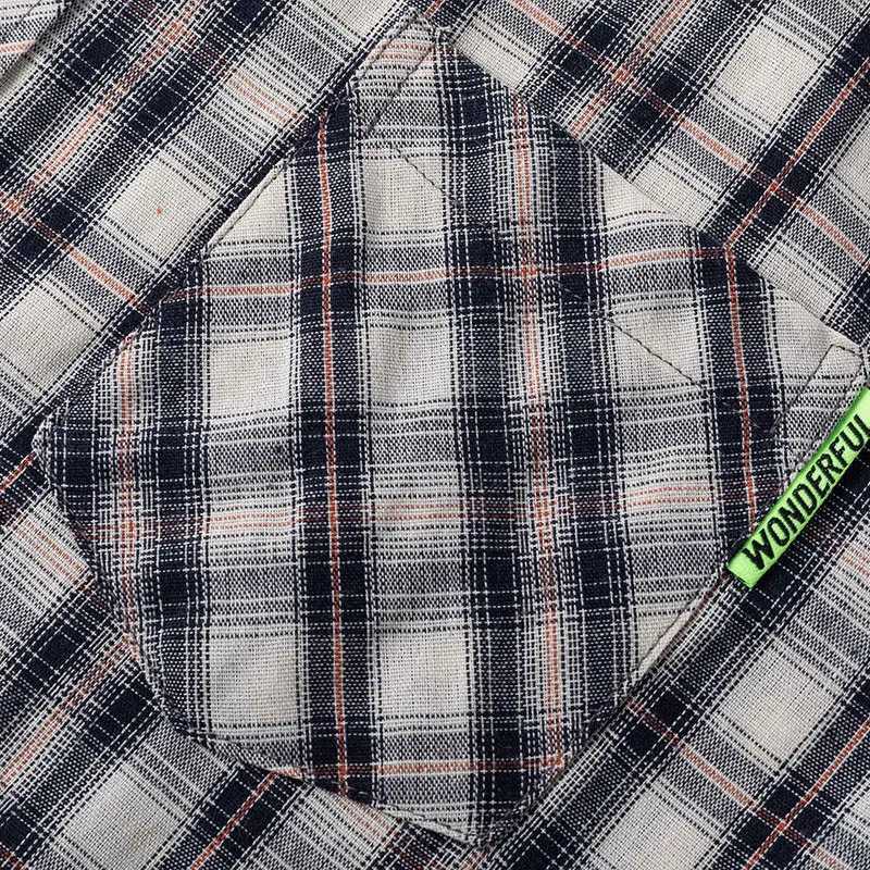 Men Shirt Plaid Flannel Loose Street Long Sleeve Casual Shirt Black Oversized Business Male Soft Dress Shirt Spring Autumn K251110