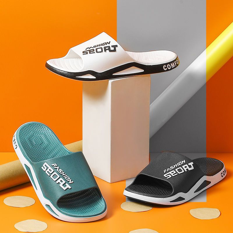 Fashion Street Outdoor Sports Basketball Style Soft Thick House Slippers Unisex Couple Slippers