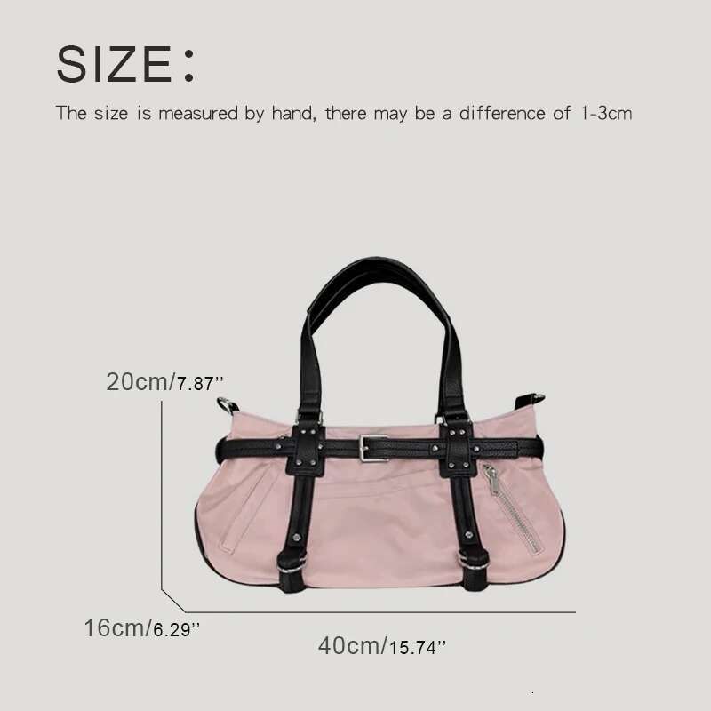 MEDIOW Korean Fashion Pillow Bag For Women Designer Handbag Purse 2024 New In Appliques Bow Belt Buckle Underarm Shoulder