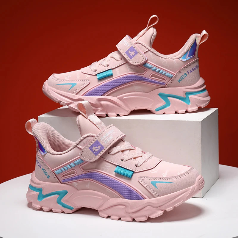 childrens sports shoes outdoor comfortable running shoes girls waterproof sports shoes Tenis baby pink anti slip childrens shoes 250403