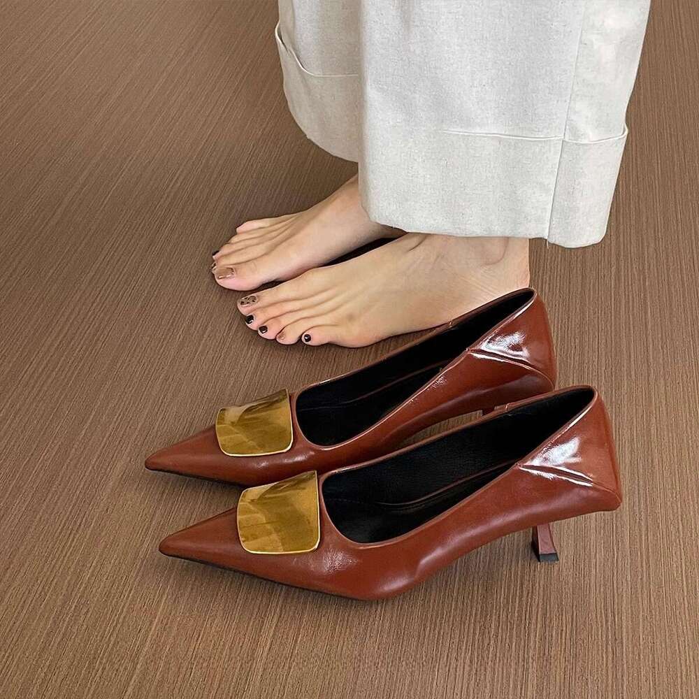 Designer Shoe Burgundy 2025 Fall Pointed Toe kitten Heels for Women dress shoes Design Elegant Stiletto Pumps