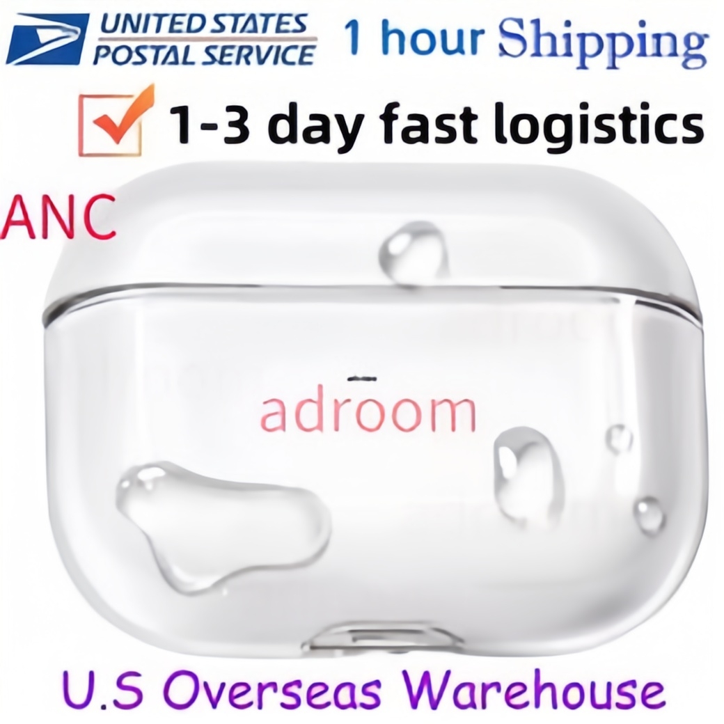 USA Stock ANC Top Quality pods Pro 2 MAX 2nd generation Air 3 4 Earphones Air 4 Bluetooth Headphone Accessories Silicone Protective Case Wireless Charging Box