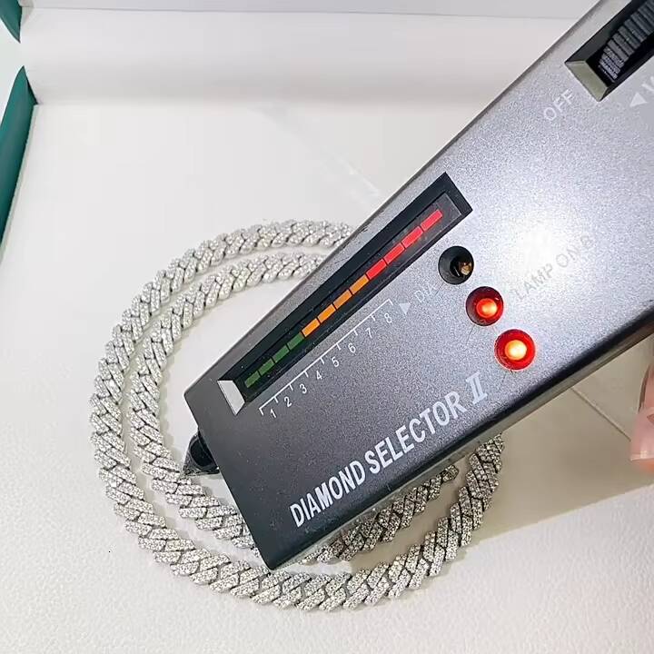 Custom Hip Hop 925 Sterling Silver Pass Diamond Test VVS Moissanite Iced Out 8mm Cuban Chain Link Necklace Fine Jewelry Men