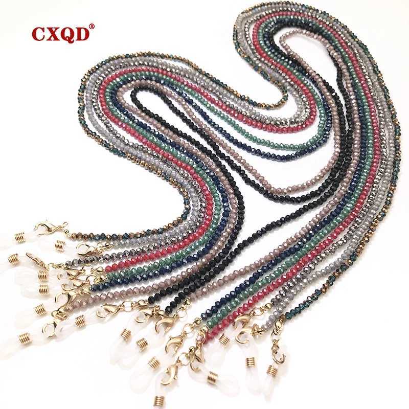 Handmade Fashion m Electroplated Reading es Chain Beaded Lanyard Wens Sunes Cords Eyewear Mask Holder Gift X250410