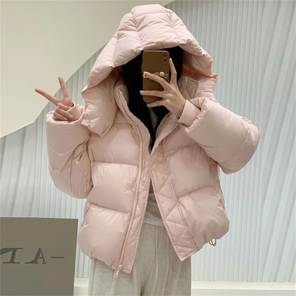 2024 Parkas Women Winter Down Cotton Jacket Coat Ladies Hooded Outwear Parka Thick Cotton Padded Female Warm Overcoat Tops 251107