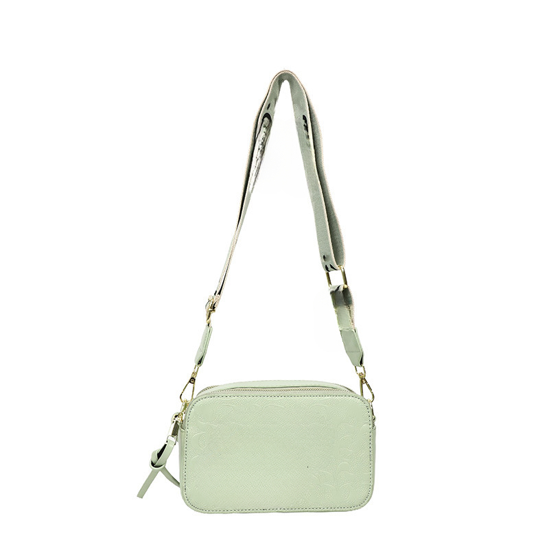 Designer Women's Camera Bag New Fashionable Embossed Letter Slanted Small Square Bag