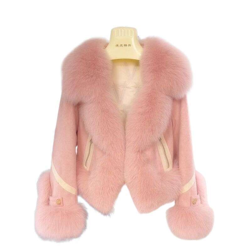 New Women, for Fox Faux Coat Fur Elegant Socialite Short Down Cotton Jacket Winter Overcoat Women, Women, Women,