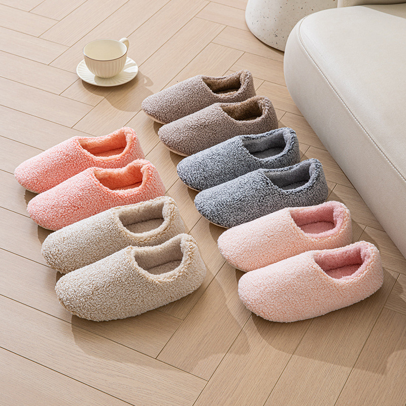 New hot selling indoor home women's warm cotton slippers designer cotton shoes