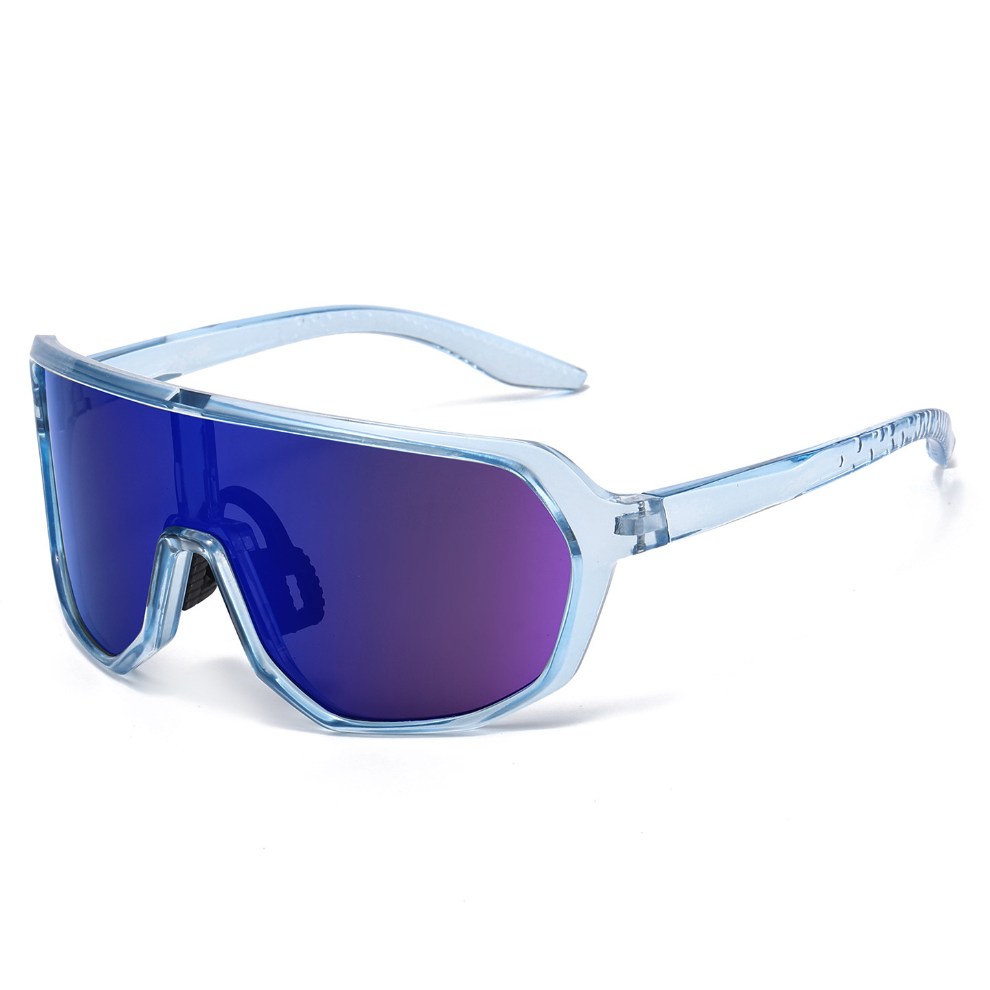 New Arrival Oversized Frame Vibrant UV-Protective Sunglasses Premium Outdoor Cycling Windproof Unisex Fashion Sunglasses