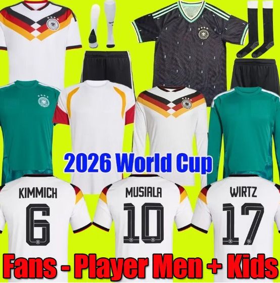 Germany jersey 2026 World Cup 26 soccer jerseys Kit Women football shirts men kids set goalkeeper Deutschland HAVERTZ GNABRY Long sleeves goalkeeper training Home s