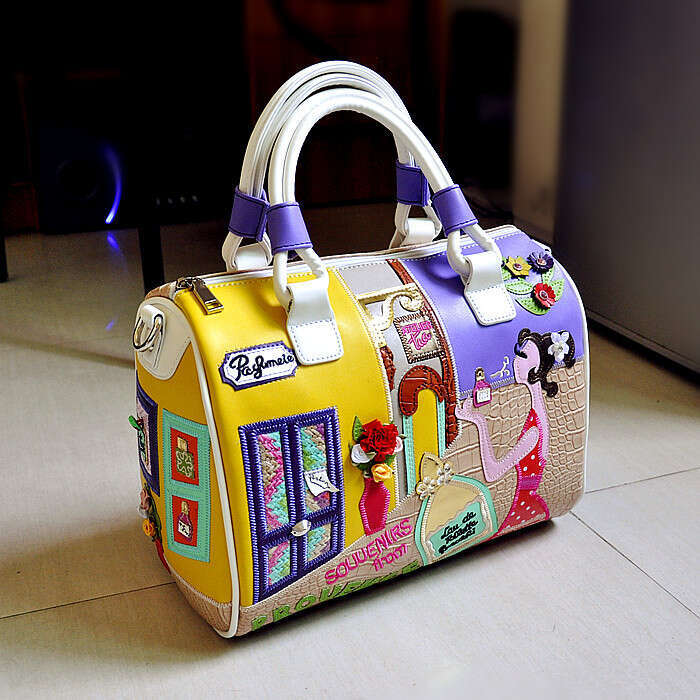 Handbags Tote Crossbody European and American Zipper Creative Boston Women's Bags