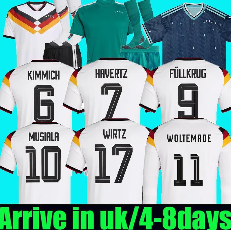 2025 Germany Soccer Jerseys HUMMELS GNABRY 25 26 KROOS WERNER DRAXLER REUS MULLER GOTZE Men Football Shirts Kids Kits Fans Player Version Home away