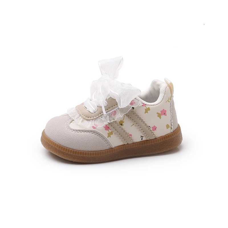 Baby Girls Sports Shoes with Sweet Lace Bows Kids Casual Shoes Princess Style 2025 Autumn New Baby Walking Shoes Size 16-26T251110