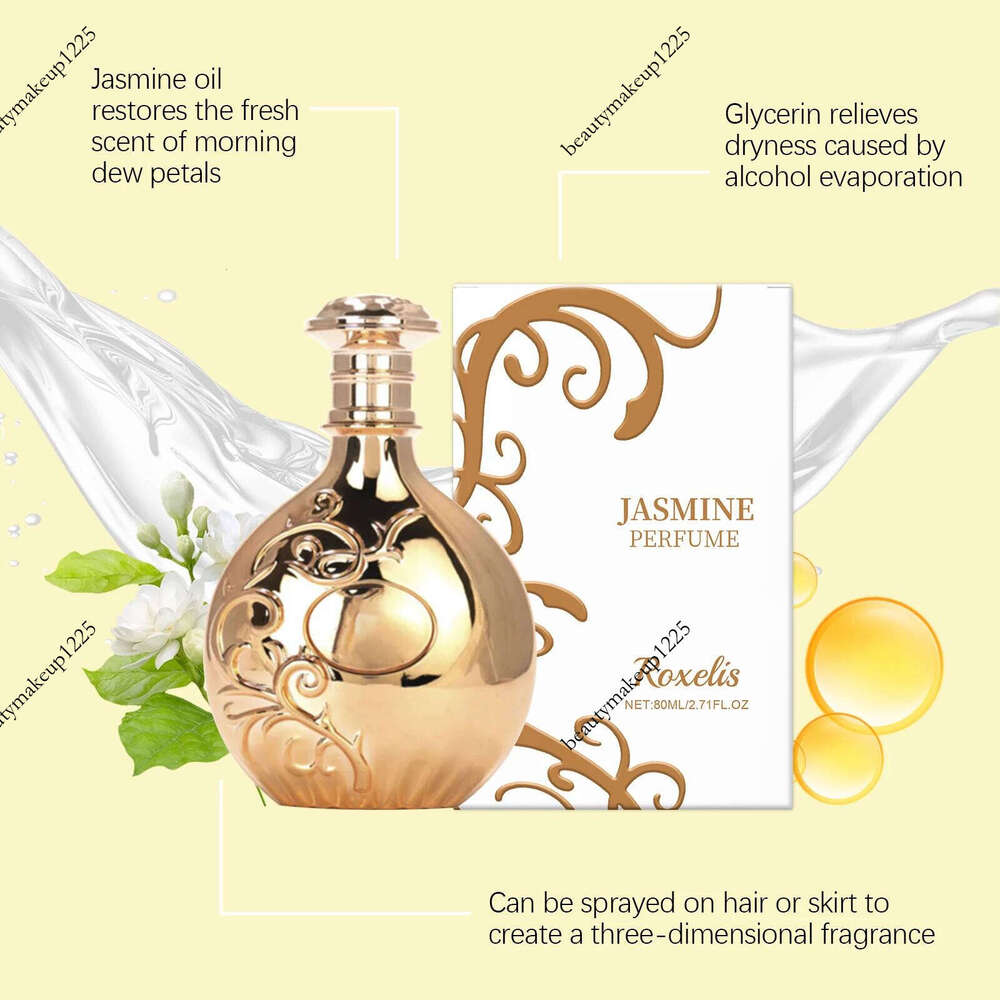 Perfume - Fresh Jasmine as Main Note, Long-Lasting Fragrance to Enhance Elegant Temperament | Eau de Parfum for Women