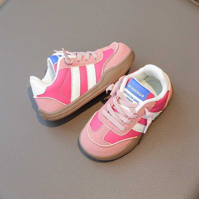 2024 Boys And Girls Canvas Shoes Childrens School Performance Shoes Fashion Children Biscuit Bottom Breathable Kids ShoesT251110