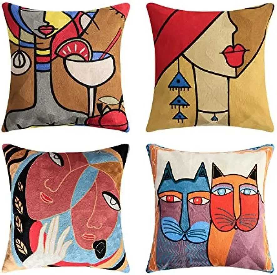 Pillow Case Short Plush Pillow Cover 45 X45 Outdoor Cushion Cover Decorative Sofa Home Autumn decoration Y251110