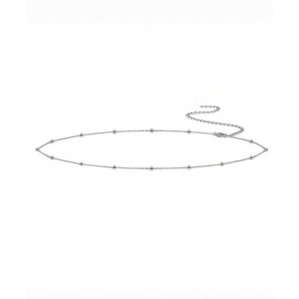 Fashion round bead double-layer Wen waist chain metal body chain belly chain belly chain waist jewelry Bonn body jewelry X250410